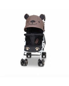 Nurtur Luca Lightweight Stroller for Baby & Kids, Compact Folding with Shoulder Strap, 5-Point, 26 lbs | Brown