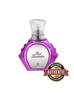 Ahmed Al Maghribi Oud Lavender EDP 75ml - Unisex Floral Oud Perfume, Lavender & Amber Notes