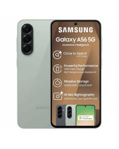 Samsung Galaxy A56 5G 12GB RAM, 256GB Storage - Awesome Olive