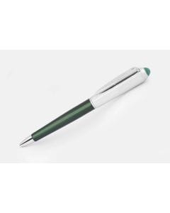 Dahnag 2023 Series Green Ballpoint Pen, Composite Material Body, Palladium Plated Details, Natural Green Stone Accent