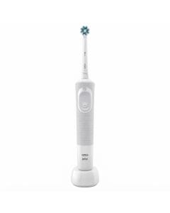 Oral-B Vitality 100 Electric Rechargeable Toothbrush, White - 2D Oscillating & Rotating Cleaning