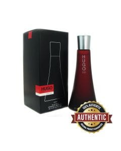 Hugo Boss Deep Red Eau de Parfum for Women, Fruity Floral Fragrance with Blood Orange, Blackcurrant, Vanilla & Sandalwood - 100ml