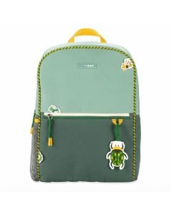 Skip Hop Bugs Wander Kids Backpack 4+ Years, Roomy Interior with Slip Pocket, Adjustable Padded Straps - Green
