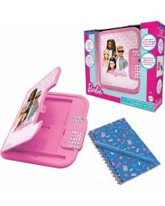 Lexibook Barbie Electronic Secret Diary, Password Protected Notebook with Pen, Voice Recorder Pink