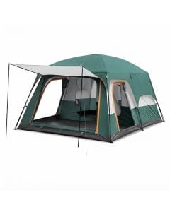 Toby's Large Family Camping Tent for 6–8 People, Waterproof Double-Layer Cabin Shelter with Living Room