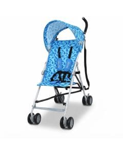 Nurtur Rex Lightweight Stroller Compact Folding Travel Buggy for Toddlers 6-36 Months, Easy Fold, 11 lbs, 5-Point | Blue