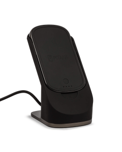 Pitaka MagSafe Compatible Wireless Charging Stand, 2-in-1 Desktop Charger & Power Bank, Magnetic Fast Wireless Charging Dock