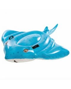 Intex Stingray Ride-On Pool Float for Kids, Realistic Ocean Animal Inflatable Float with Heavy-Duty Handles, Multi-color