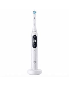 Oral-B iO7 Electric Rechargeable Toothbrush, White - Magnetic Technology, 5 Cleaning Modes