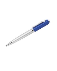 Dahnag Ballpoint Pen, Blue Composite Material Body with Palladium-Plated Details, Premium Metal Writing Instrument