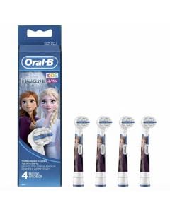 Oral-B Kids Replacement Toothbrush Heads, Disney Frozen Edition, 4-Pack - Gentle Brushing for Kids