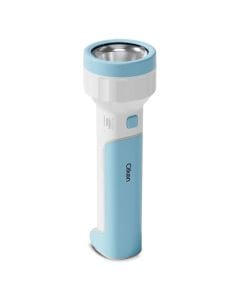 Clikon 2-in-1 Rechargeable Torch & Desk Lamp, 3W, 1200mAh Battery, 180° Foldable Design, Type-C Charging | Blue - CK8325