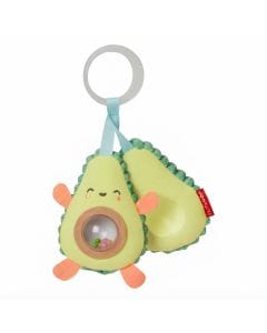 Skip Hop Farmstand Avocado Stroller Toy 0+ Monthss, Interactive Open And Close Design, Soft Plush And Textured Materials - Multicolour