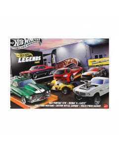 Hot Wheels 1:64 Scale Legends Die-Cast Vehicle Set - 6 Pack