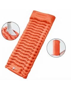 HEXAR Self-Inflating Sleeping Pad with Built-In Foot Pump, 190 x 64cm Ultralight Camping Mat with Pillow for Travel
