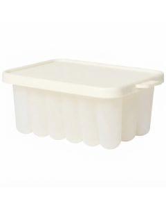 BIBS Baby Food Freezer Tray, Soothes Teething Soreness, Easy To Clean, Spill-Proof Design, Create Perfectly Portioned Cubes - Ivory
