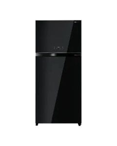 Toshiba Double Door Refrigerator, 835L, Inverter Compressor, No Frost, Automatic Ice Maker | Black Glass | GR-RT835WE-PGF(XK)