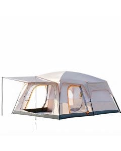 OYDAS Large Family Cabin Camping Tent for 4–6 People, Waterproof 3-Room Shelter with Awning and Instant Setup
