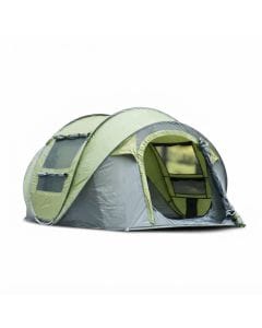 VAODO Pop-Up Camping Tent for 3–4 People, Instant Waterproof Cabin Shelter with 2 Doors and 2 Windows