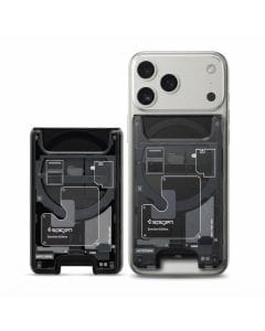 Spigen Ultra Hybrid MagFit Magnetic Wallet for iPhone 17–12 Series, Zero One Teardown Design Card Holder