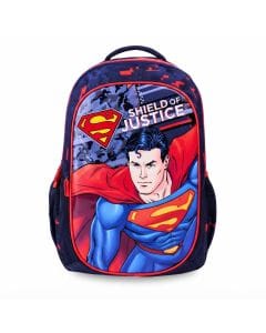 Warner Bros. Superman Superpower 18-Inch Backpack for School and Travel - Durable Comic Book Logo