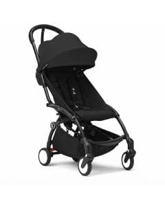 Stokke YOYO3 Compact Travel Stroller, Lightweight Foldable Baby Stroller for 6 Months+, Cabin-Friendly Design, High-End Durability in a Super-Compact Frame | Black