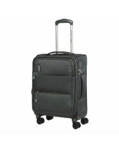 American Tourister Majoris + Softside Cabin Suitcase, 59cm, Expandable, 4 Spinner Wheels, TSA Lock | Green