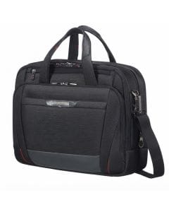 Samsonite Pro-Dlx 5 15.6 Inch Laptop Bailhandle Bag, Expandable, RFID Protection, Recycled RPET | Black