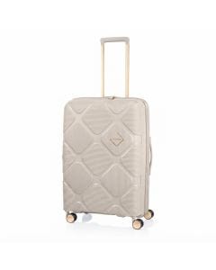 American Tourister Instagon 69cm Expandable Check-in Suitcase, Polypropylene Hard Shell, 4 Double TSA 008 Lock