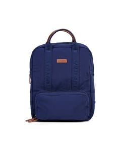 Childhome Signature Urban Family Club Backpack, Large Capacity, 11 Compartments, Insulated Pockets, Changing Mat Included - Navy Blue