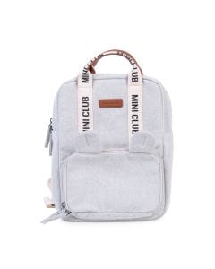 Childhome Mini Club Kids Backpack, Practical Storage Spaces, Playful And Stylish Design, Perfect Preschool Backpack - Off-White