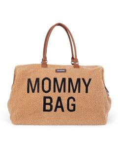 Childhome Big Mommy Bag, Multi-purpose, Full Of Accessories, Ultra Practical, Large Capacity, Easy To Clean - Teddy Beige