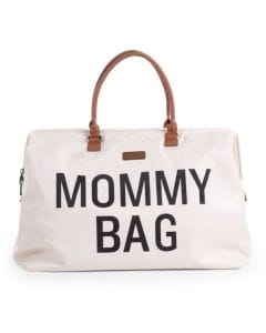 Childhome Big Mommy Bag, Multi-functional, Full Of Accessories, Ultra Practical, Large Capacity, Easy To Clean - Off-White