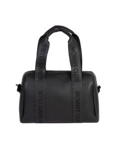 Childhome Signature Club Mommy Bag, Versatile And Modern, Large Storage Capacity, Practical And Easy To Carry - Black