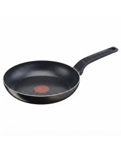 Tefal Easy Cook & Clean 30cm Frypan, Titanium Non-Stick Coating, Thermo-Signal Heat Indicator, Even Heat Distribution | Black - B5540702