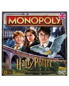 Monopoly Harry Potter Edition Board Game  Magical Hogwarts Theme with 6 Golden Tokens, House  8 years and up, 2 to 6 Players