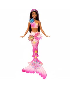 Barbie Mermaid Doll with Magical Blooming Flowers & Gradient Tail