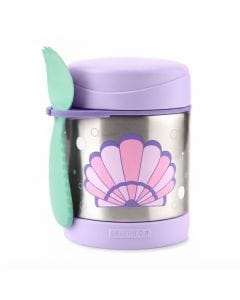 Skip Hop Spark Seashell Style Food Jar 3-6 Years 325ml, Safe And Durable Build, Kid-Approved Sporty Design, Lightweight And Travel-Friendly - Multicolour