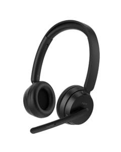 Rapoo Wireless Stereo Headset, Bluetooth 5.3 and 2.4GHz Wireless Connectivity, 40mm Drivers, Noise-Reduction Microphone, 15-Hour Battery Life | Black - H200 