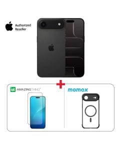 iPhone 17 Air Bundle Apple iPhone 17 Air 256GB Space Black +Momax Magnetic Case + Amazingthing Glass Screen Protector (603001000008947,603001000009497,603001000009518)