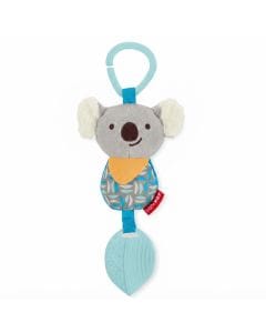 Skip Hop Bandana Buddies Chime And Teethe Koala Toy 0+ Monthss, Multi-Textured Fabrics, Soothing Chime Sounds - Multicolour