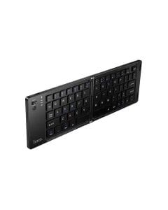 HOCO D181 Foldable Wireless Bluetooth Keyboard, Portable Compact Keyboard for Tablets, Smartphones & Laptops - Black