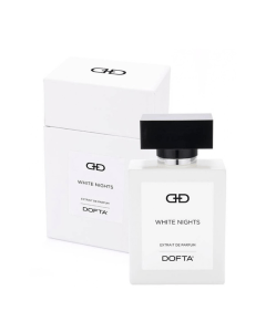 Dofta White Nights Eau de Parfum, Unisex Fragrance, Mild Woody Floral Scent, Musk Notes, Earthy Vetiver Finish, Long-Lasting Perfume - 50ml