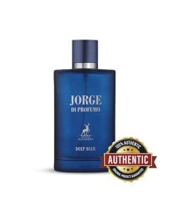 Maison Alhambra Jorge Di Profumo Deep Blue Eau de Parfum 100ml - Blackberry, Bergamot & Pink Pepper, Rose & Woody Heart, Vetiver, Musk & Amber Base