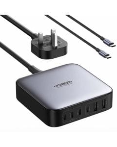 UGREEN Nexode 200W USB-C Charging Station, 6-Port GaN Desktop Charger for MacBook Pro, iPhone, Laptops and Other Devices
