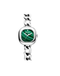 CIGA Design D Series Green Women Quartz Analog Watch, Stainless Steel Silver Case, Green Dial, Mineral Crystal, 3 ATM Water Resistant