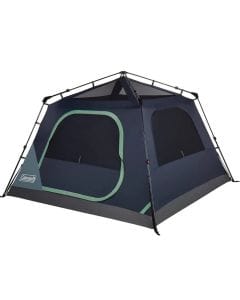 Coleman Skylodge 4-Person Instant Camping Tent, 3-Season Family Tent, Quick Setup, WeatherTec Waterproof Protection, Steel Poles, Portable Carry Bag
