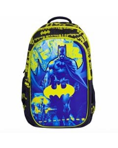 TRUCARE Batman 18 Inch Kids School Backpack - Ergonomic Lightweight Durable Student Bag for Boys