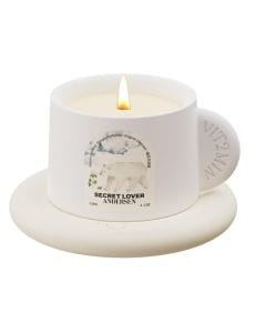 HomeTree Electric Scented Candle Secret Lover, Aromatherapy Spark Ignition Candle with Fire Button, 120g Soybean Wax, Decorative Home Fragrance