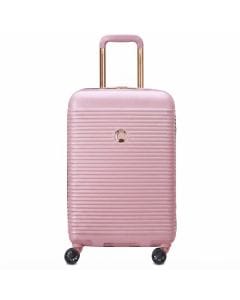 Delsey Securitech Freestyle 55cm 4-Wheel Expandable Suitcase, Patented Zip Securitech | Pink